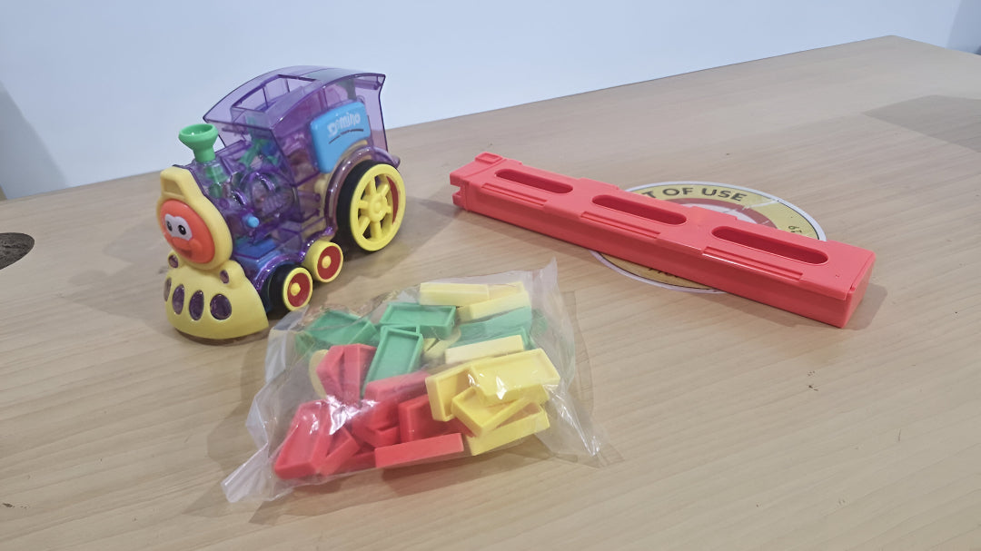 Train Toy Domino Set for Kids | BPA-Free Plastic with Sound Effects