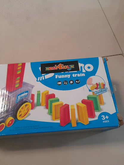 Train Toy Domino Set for Kids | BPA-Free Plastic with Sound Effects